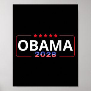 Omröstning: Obama 2028 Retro Obama President 2028 Poster