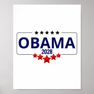 Omröstning: Obama 2028 Retro Obama President 2028  Poster