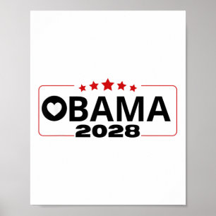 Omröstning: Obama 2028 Retro Obama President 2028 Poster