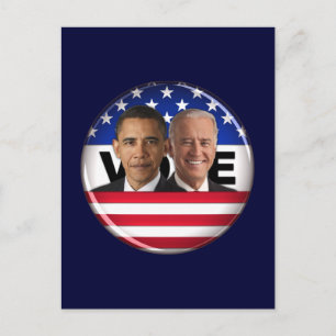 Omröstning: Obama och Biden Vykort