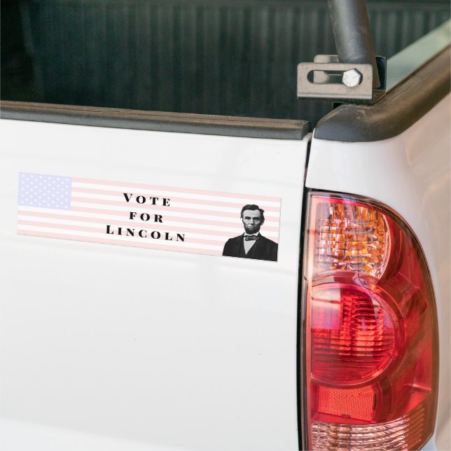 Omröstning om Abraham Lincoln Bildekal (På lastbil)