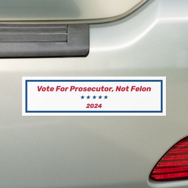 Omröstning om åklagare, inte Felon Bildekal (På Bil)