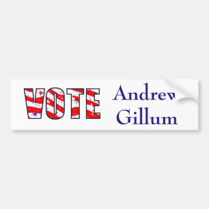 Omröstning om Andrew Gillum Bildekal