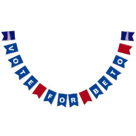 Omröstning om Beto Texas guvernörsval 2022 Party Vimplar