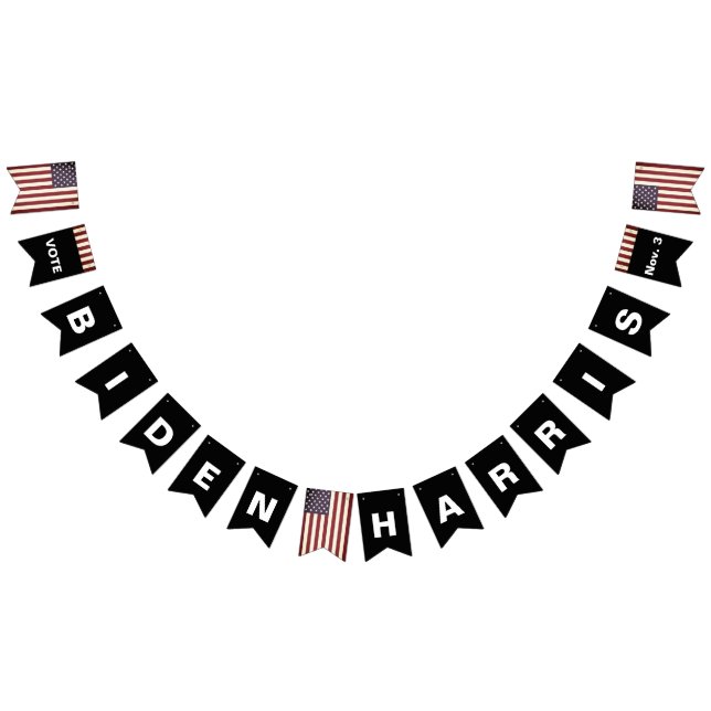 Omröstning om BIDEN HARRIS på Banderollen Nov 3-Fl Vimplar (Alla)
