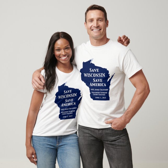Omröstning om Crawford för Wisconsins högsta domst T Shirt (Unisex)