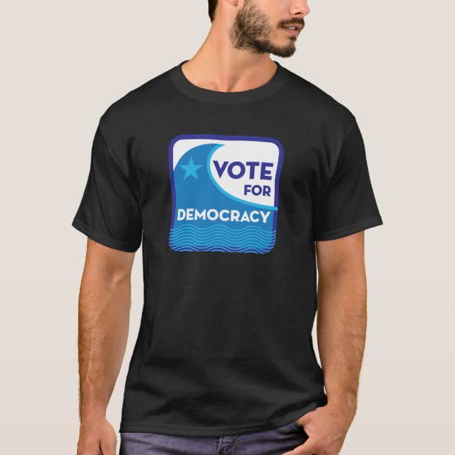 Omröstning om demokrati T-Shirt (Framsida)