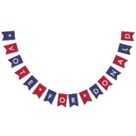 Omröstning om Donald Trump Republican American Fla Vimplar