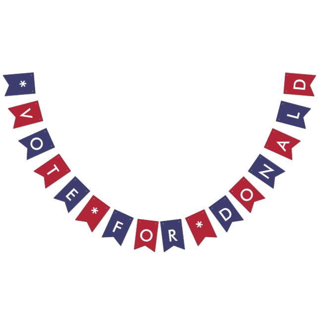 Omröstning om Donald Trump Republican American Fla Vimplar (Alla)