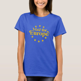 Omröstning om EU:s framtida valdemokrati T-SH T Shirt