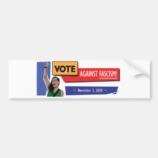 Omröstning om fascismen Bumper Sticker Bildekal