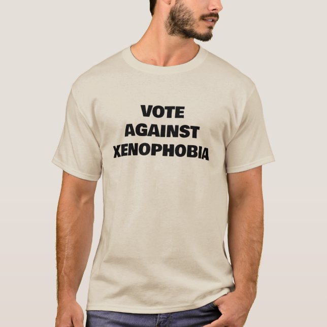 Omröstning om främlingsfientlighet T-Shirt (Framsida)