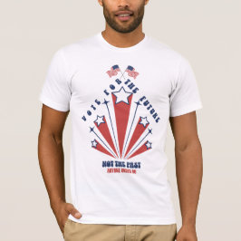 Omröstning om framtiden, inte tidigare t shirt