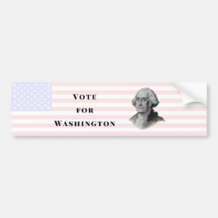 Omröstning om George Washington Bildekal