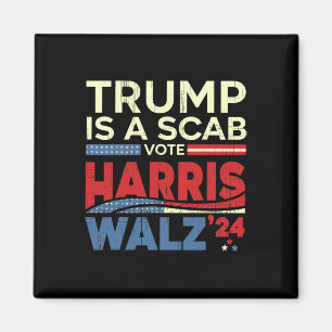 Omröstning om Harris 2024 Trump är en Scab Vote Ha Magnet