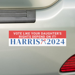 Omröstning om Högerna Harris 2024 Bildekal