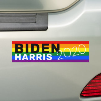Omröstning om Joe Biden & Kamala Harris 2020 Bildekal