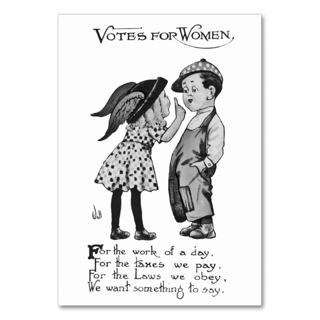 Omröstning om kvinnor bordsnummer (Framsidan)