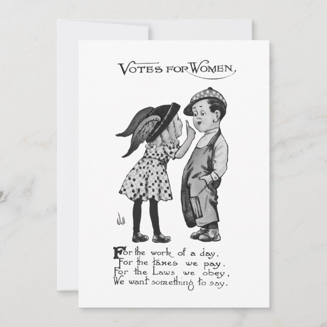 Omröstning om kvinnor inbjudningar (Framsida)