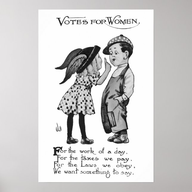 Omröstning om kvinnor poster (Framsidan)