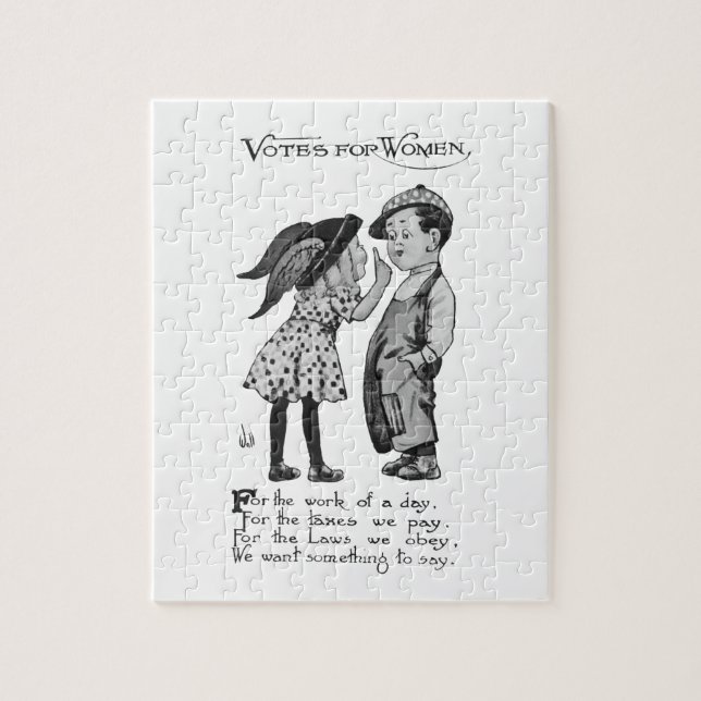 Omröstning om kvinnor pussel (Vertikal)