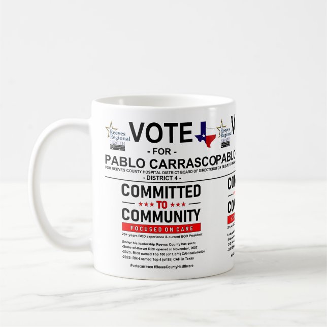 Omröstning om Pablo Carrasco Kaffemugg (Vänster)