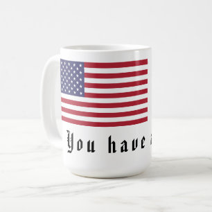 Omröstning om patriotiska val Förenta staterna - ä Kaffemugg