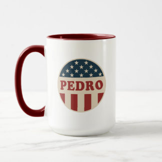 Omröstning om Pedro Classic Retro American Voter B Mugg