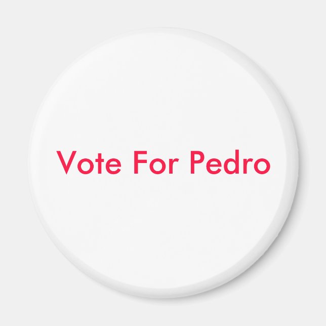 Omröstning om Pedro Magnet (Framsidan)