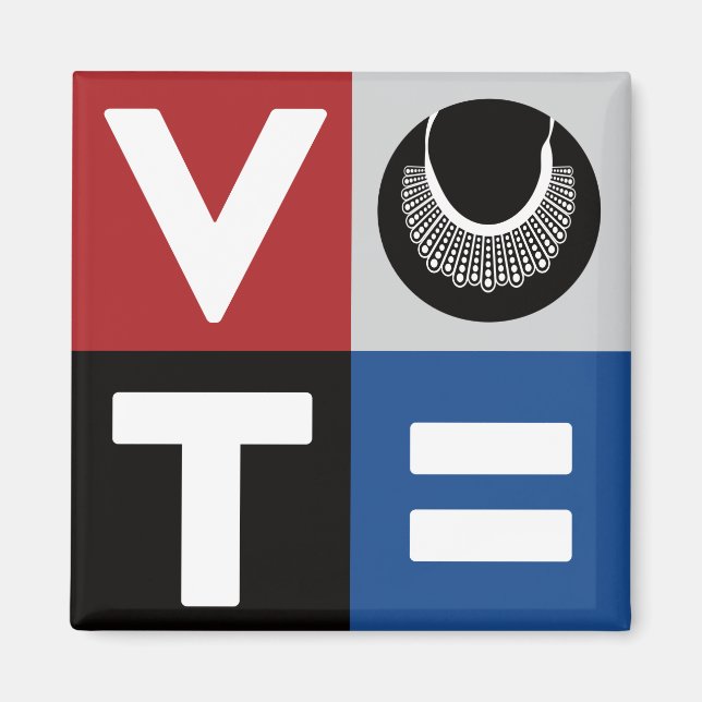 Omröstning om RBG och jämlikhet för alla Magnet (Framsidan)