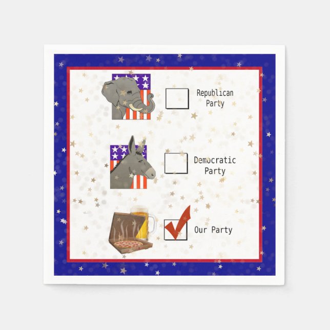 Omröstning om Roligten Party Pappersservett (Framsidan)