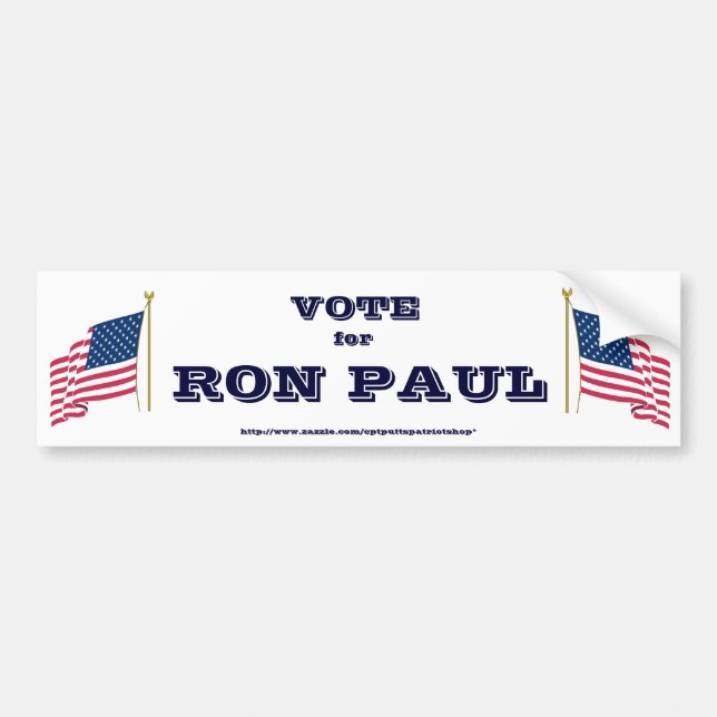 Omröstning om Ron Paul Bildekal (Framsidan)