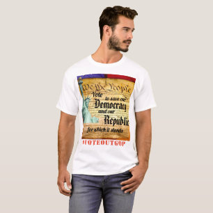 Omröstning om spara vår demokrati och vår republik t shirt