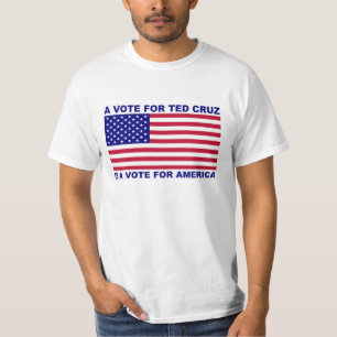 Omröstning om Ted Cruz är en omröstning för amerik T Shirt