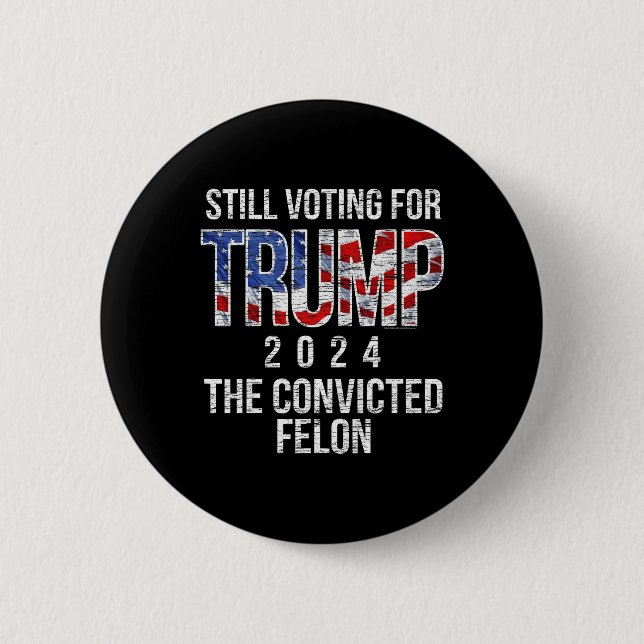 Omröstning om trumfkort 2024 dömd Felon Convict Vi Knapp (Framsida)