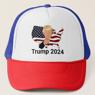 Omröstning om Trump i presidentvalet 2024. Keps