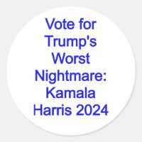 Omröstning om Trumps värsta mardröm: Kamala Harris