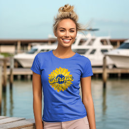 Omröstning om vår framtida europeiska solros t shirt