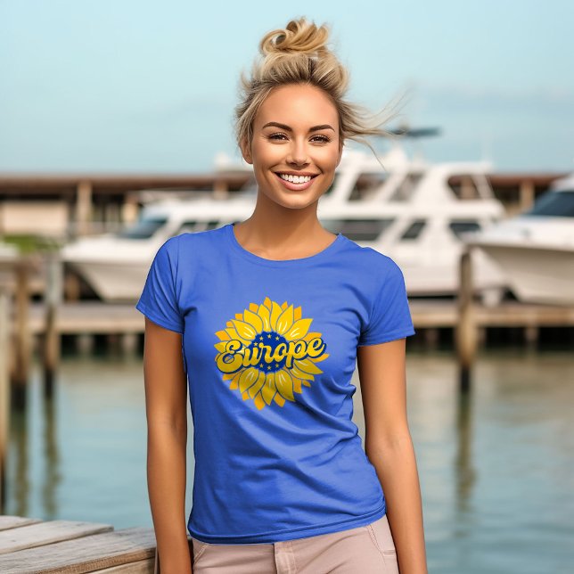 Omröstning om vår framtida europeiska solros t shirt (Skapare uppladdad)