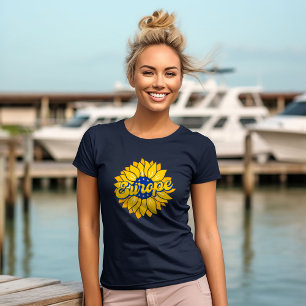 Omröstning om vår framtida europeiska solros t shirt