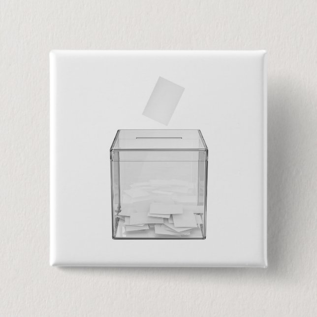 Omröstning papper och transparent valruta knapp (Framsida)