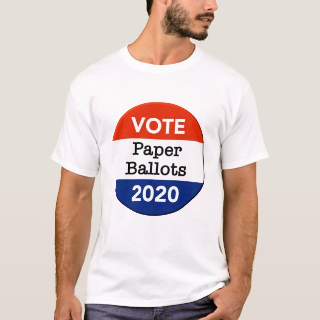 Omröstning Pappra vallokaler 2020 T Shirt (Framsida)