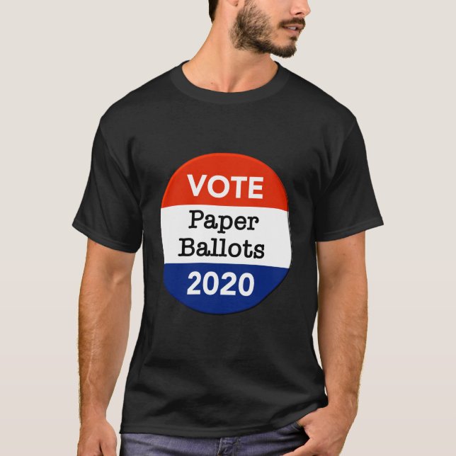 Omröstning Pappra vallokaler 2020 T Shirt (Framsida)
