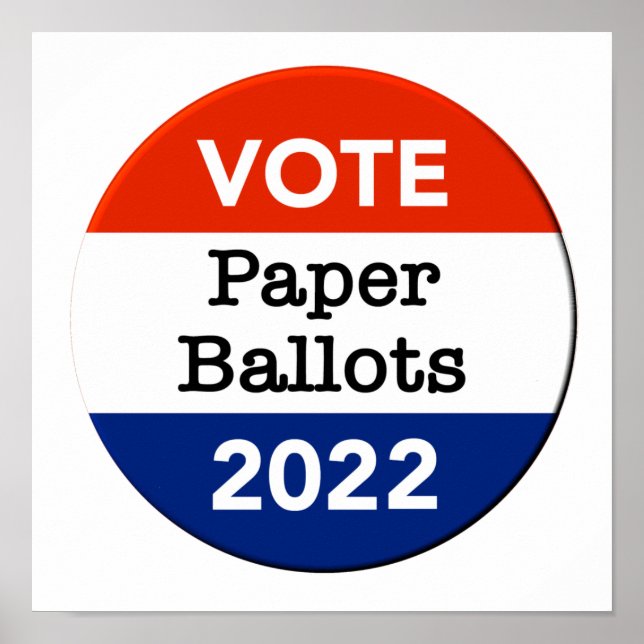 Omröstning Pappra vallokaler 2022 Poster (Framsidan)