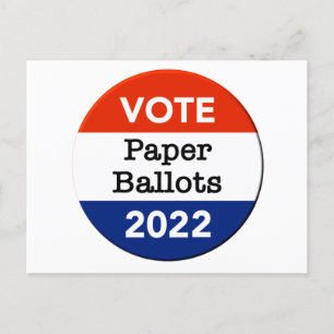 Omröstning Pappra vallokaler 2022 Vykort