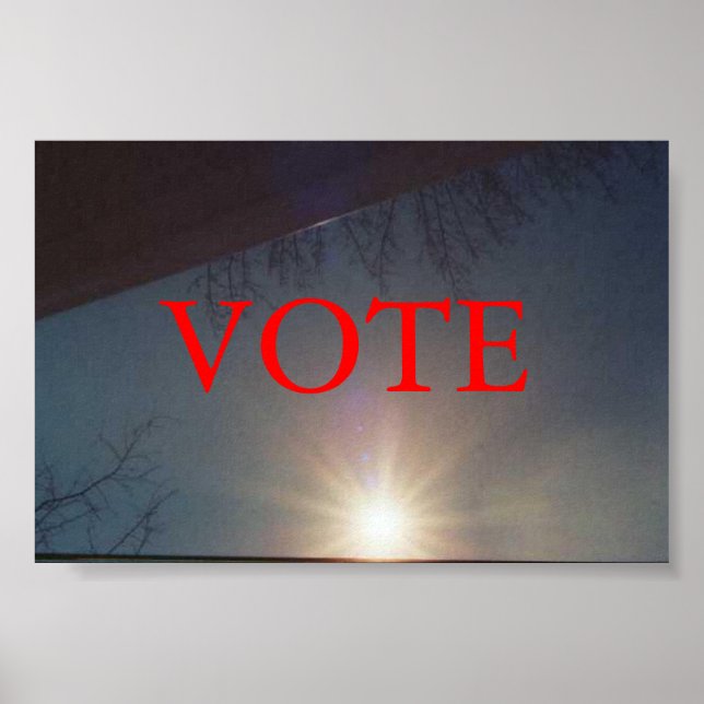 OMRÖSTNING POSTER (Framsidan)