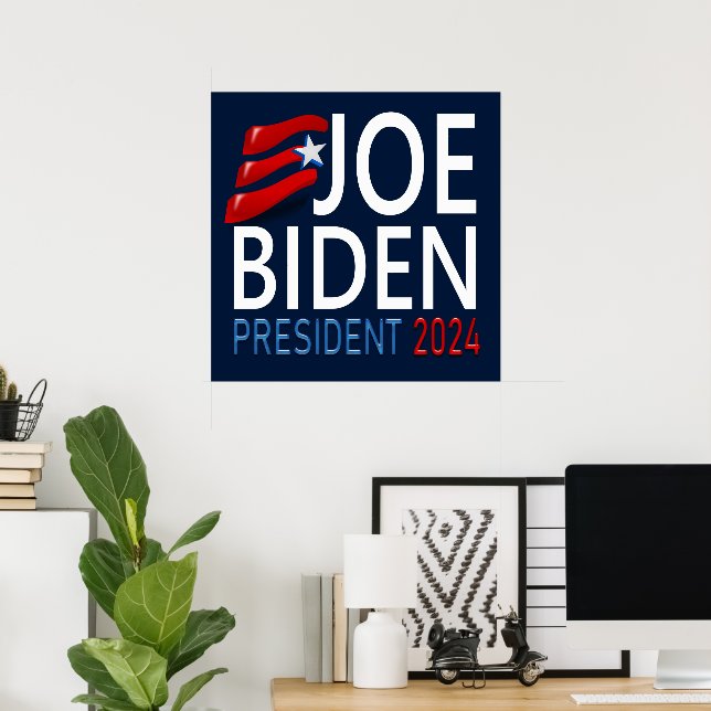 Omröstning: Poster av Joe Biden President 2024 (Hemmakontoret)