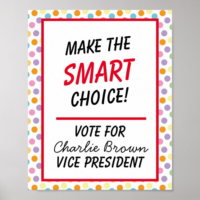 Omröstning Poster skolklasser - smart omröstning" (Framsidan)