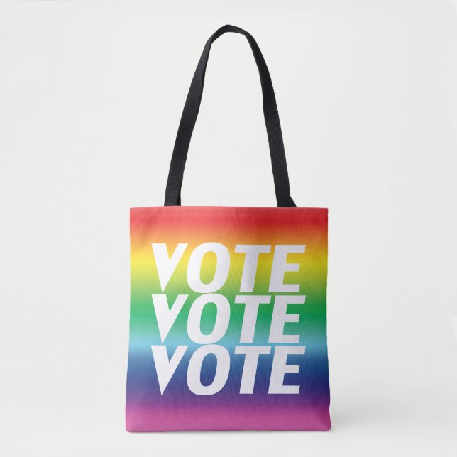 Omröstning: pridet Lgbtq Lgbt Tygkasse (Framsida)