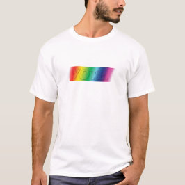 Omröstning - pridets regnbåge färg t-shirt